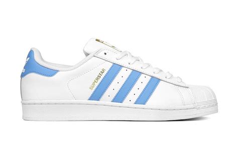 light blue adidas superstar